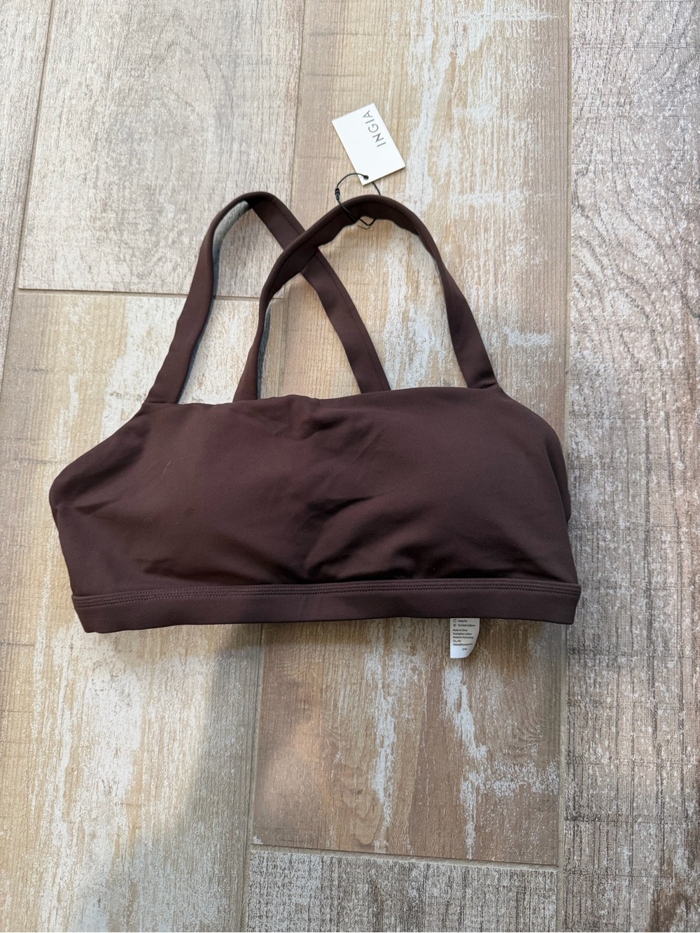 INGIA square neck cross back sports bra